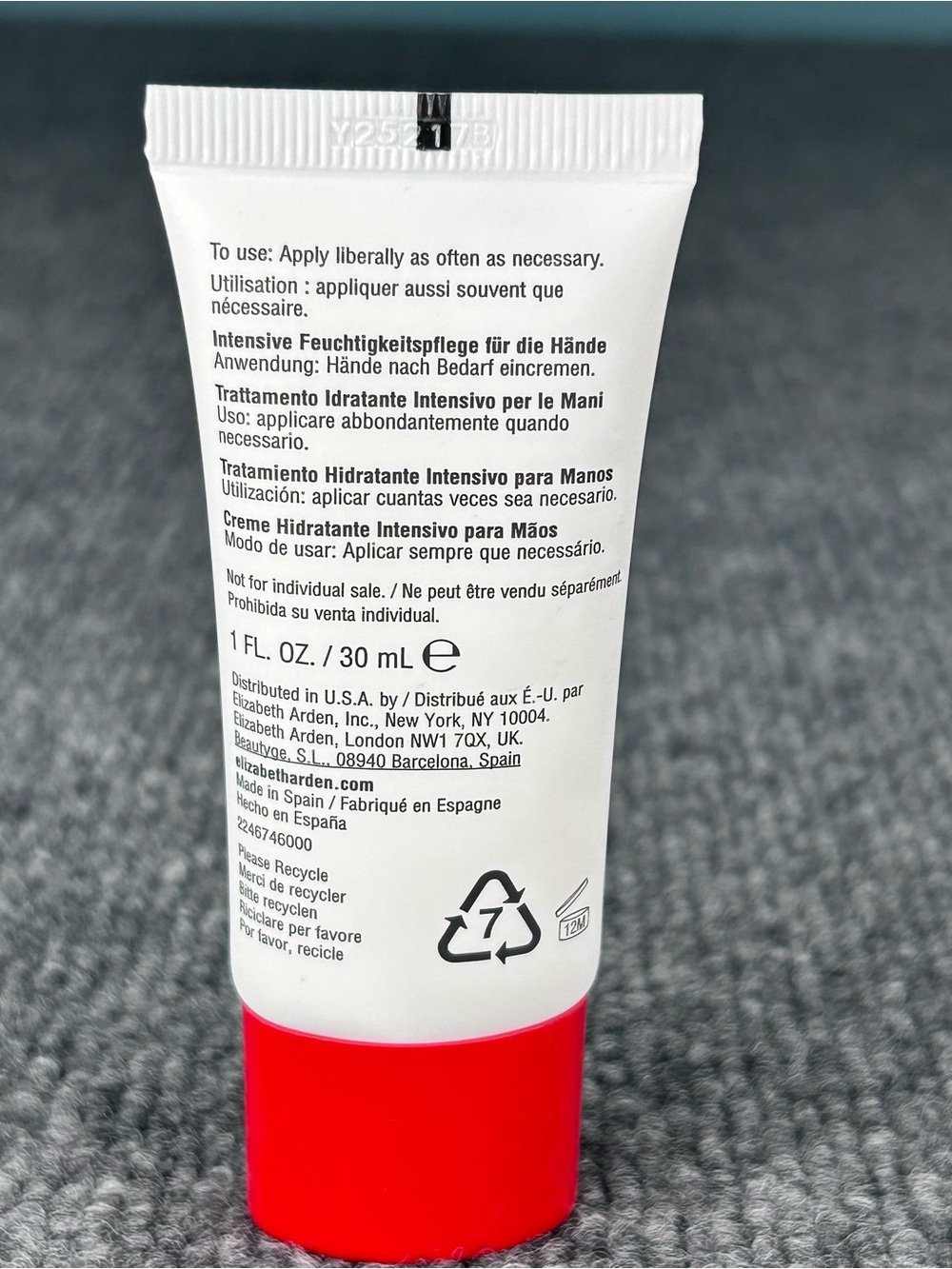 Elizabeth Arden 8 Hour Cream Intensive Moisturizing Hand Treatment 1 oz NWOB - Picture 2 of 2
